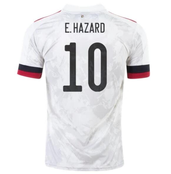 2020 EURO Belgium Away Kit Soccer Jersey EDEN HAZARD #10